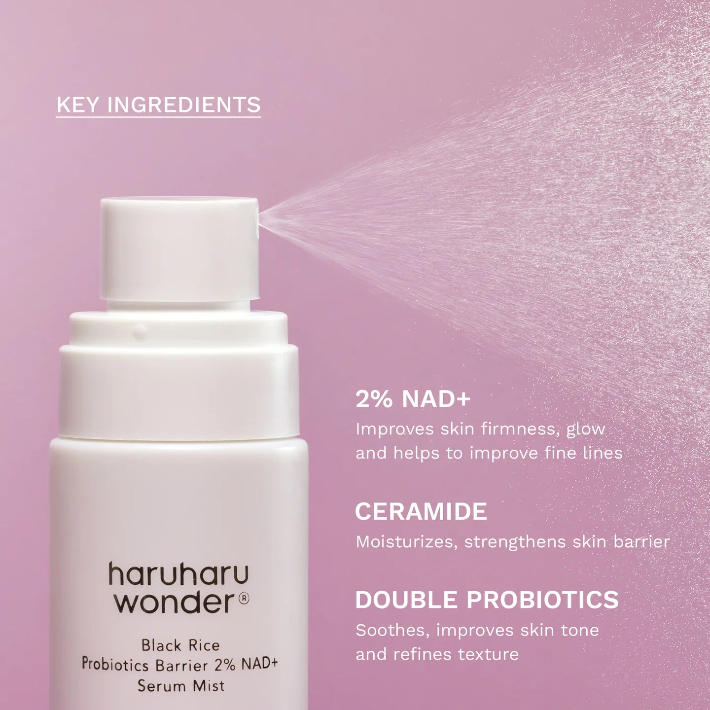 Probiotics Barrier 2% NAD + Serum Mist