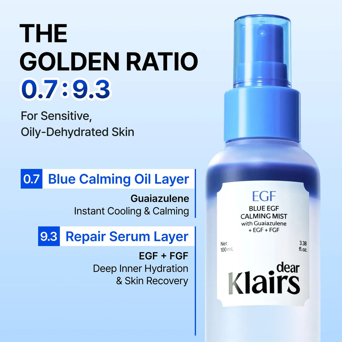 Dear, Klairs - Blue EGF Calming Mist